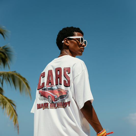 White Oversize Make me love Tshirt