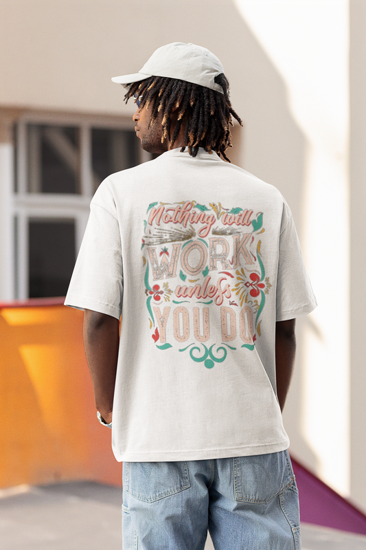 Work for it Street T-Shirt White