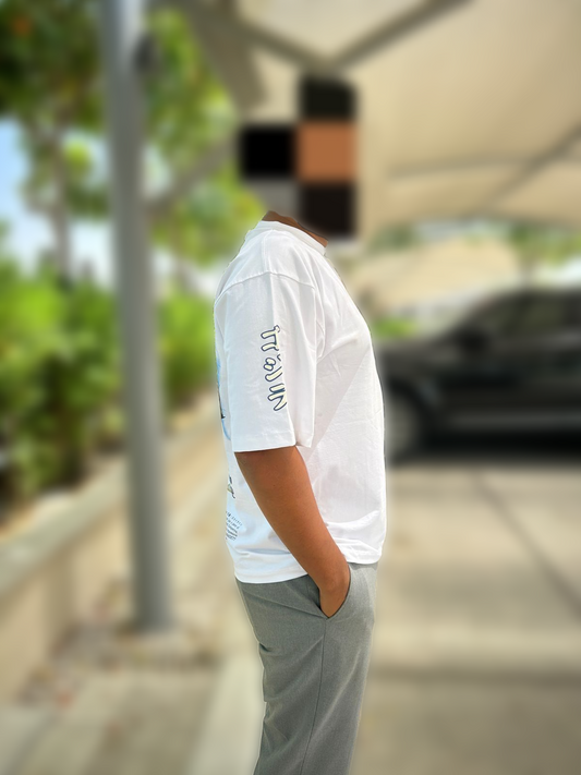 Nissan GTR Edition White streetwear Tshirt